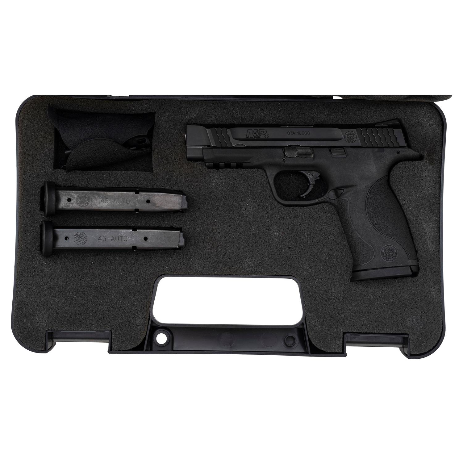 * Two Smith & Wesson Pistols: M&P 45 in Box with Accessories and SW40F