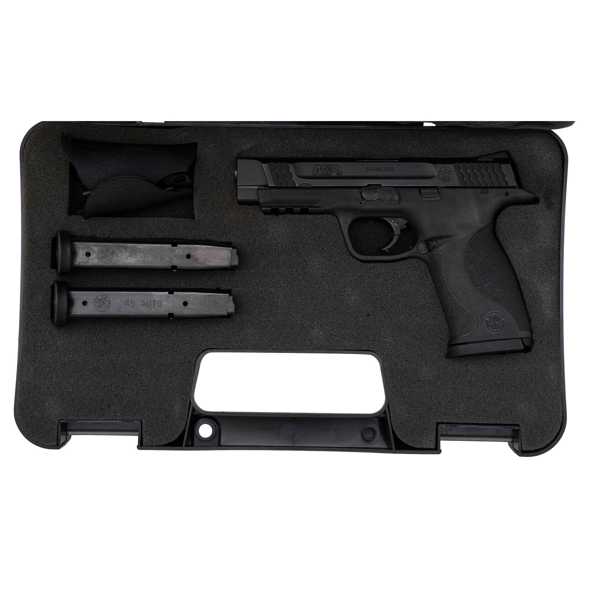 * Two Smith & Wesson Pistols: M&P 45 in Box with Accessories and SW40F