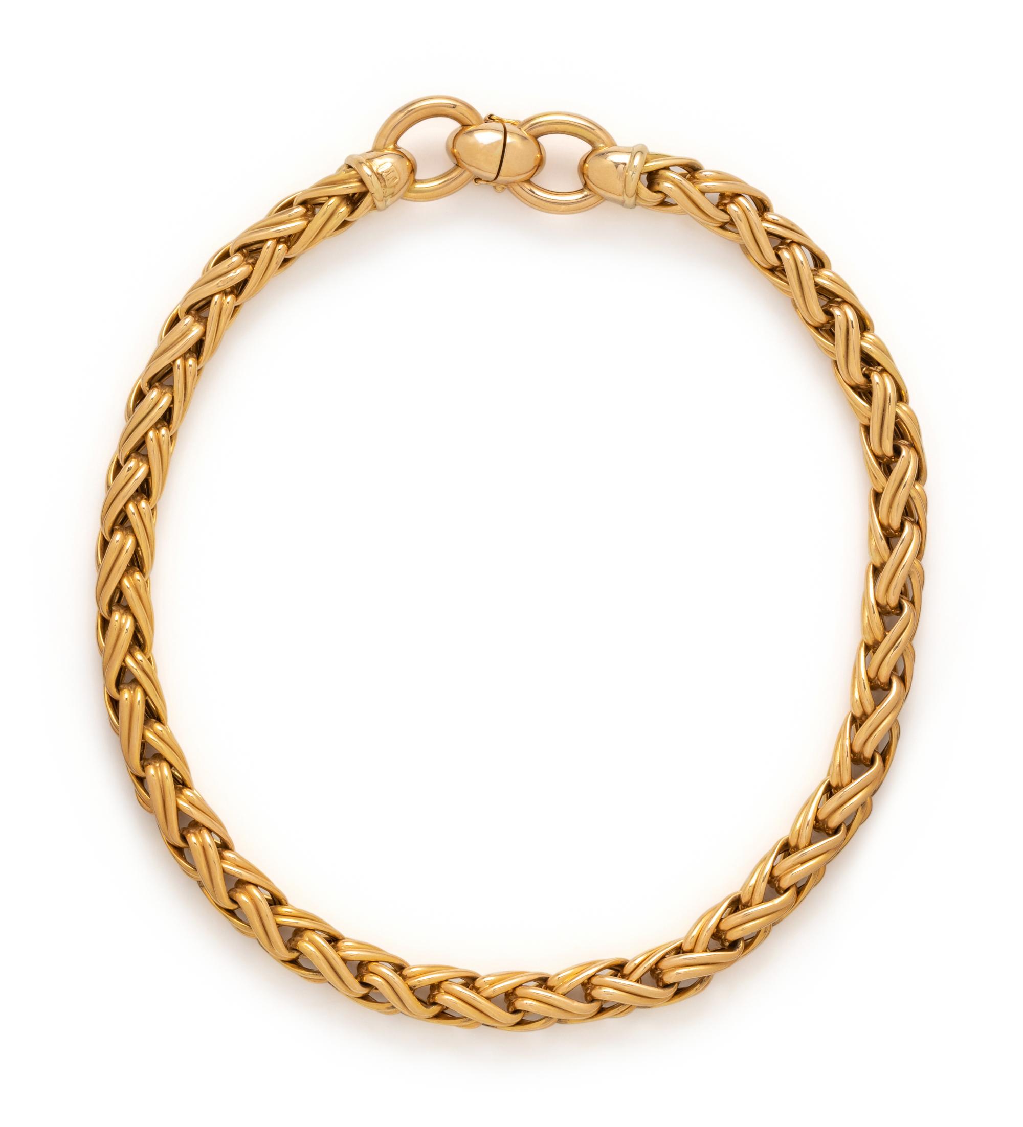 YELLOW GOLD NECKLACE