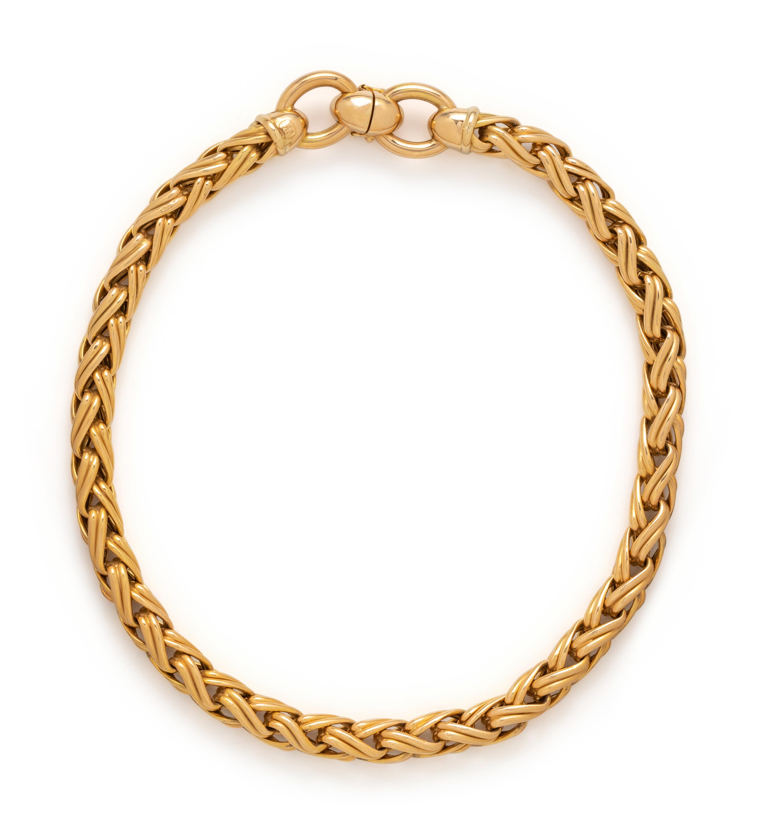 YELLOW GOLD NECKLACE