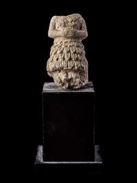 A Sumerian Alabaster Worshipper Figure Fragment