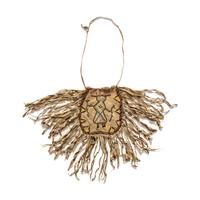 Apache Beaded Hide Bag, with Mountain Spirit