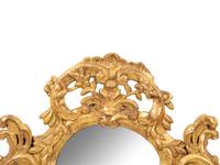 An Italian Rococo Giltwood Mirror