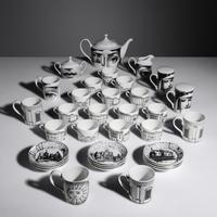 Collection of Coffee Related Items, Tema e Variazioni n.21 Fornasetti, Italy
