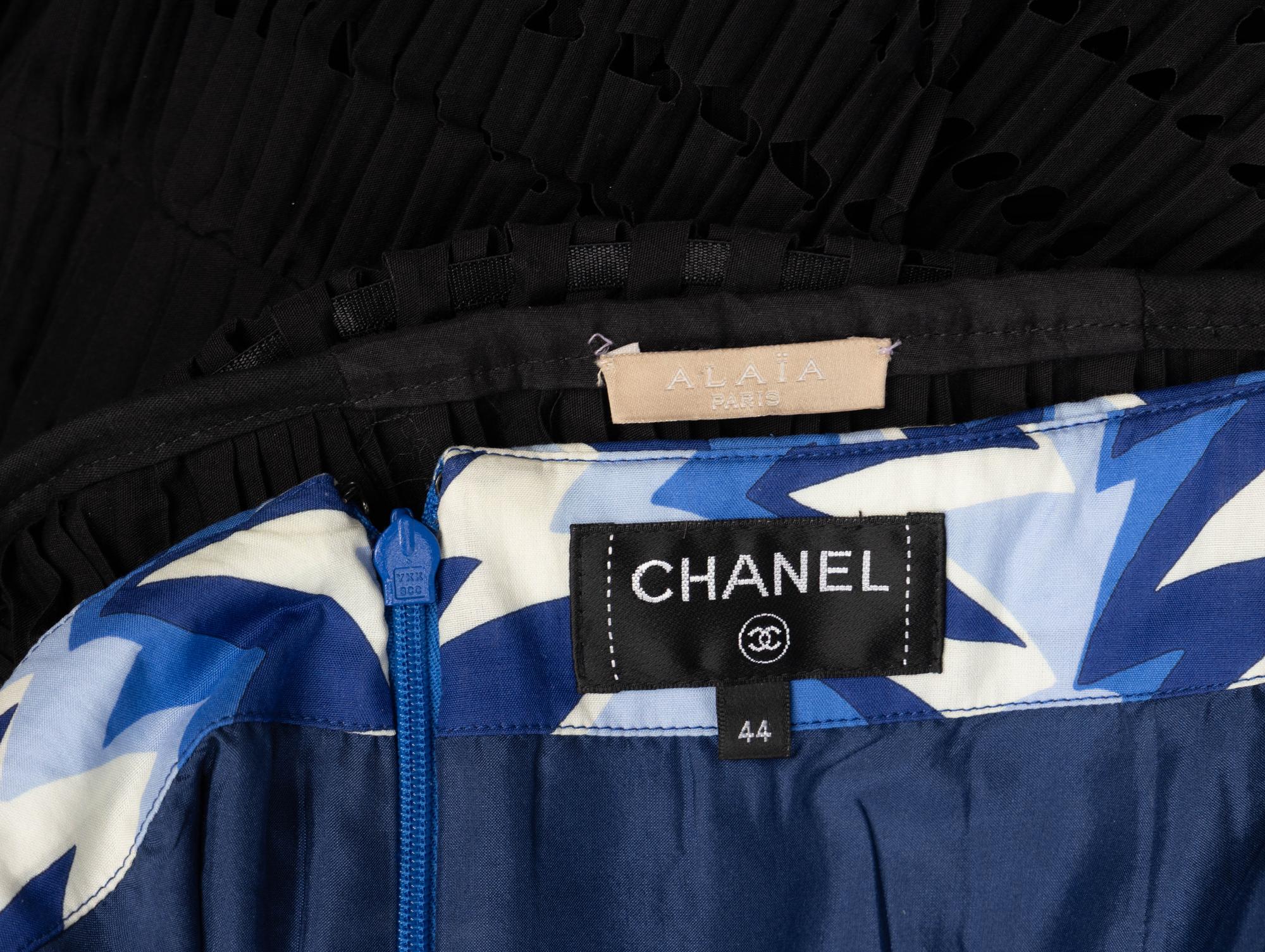 Three Designer Maxi Skirts; Chanel, Alaïa, Saint Laurent