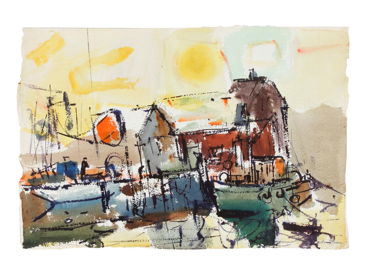Harbor Scene