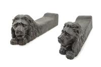 A Pair of Italian Iron Andirons Length of each 27 3/8 inches. — LATE 19TH/EARLY 20TH CENTURY