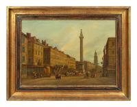The Monument from Gracechurch Street, London