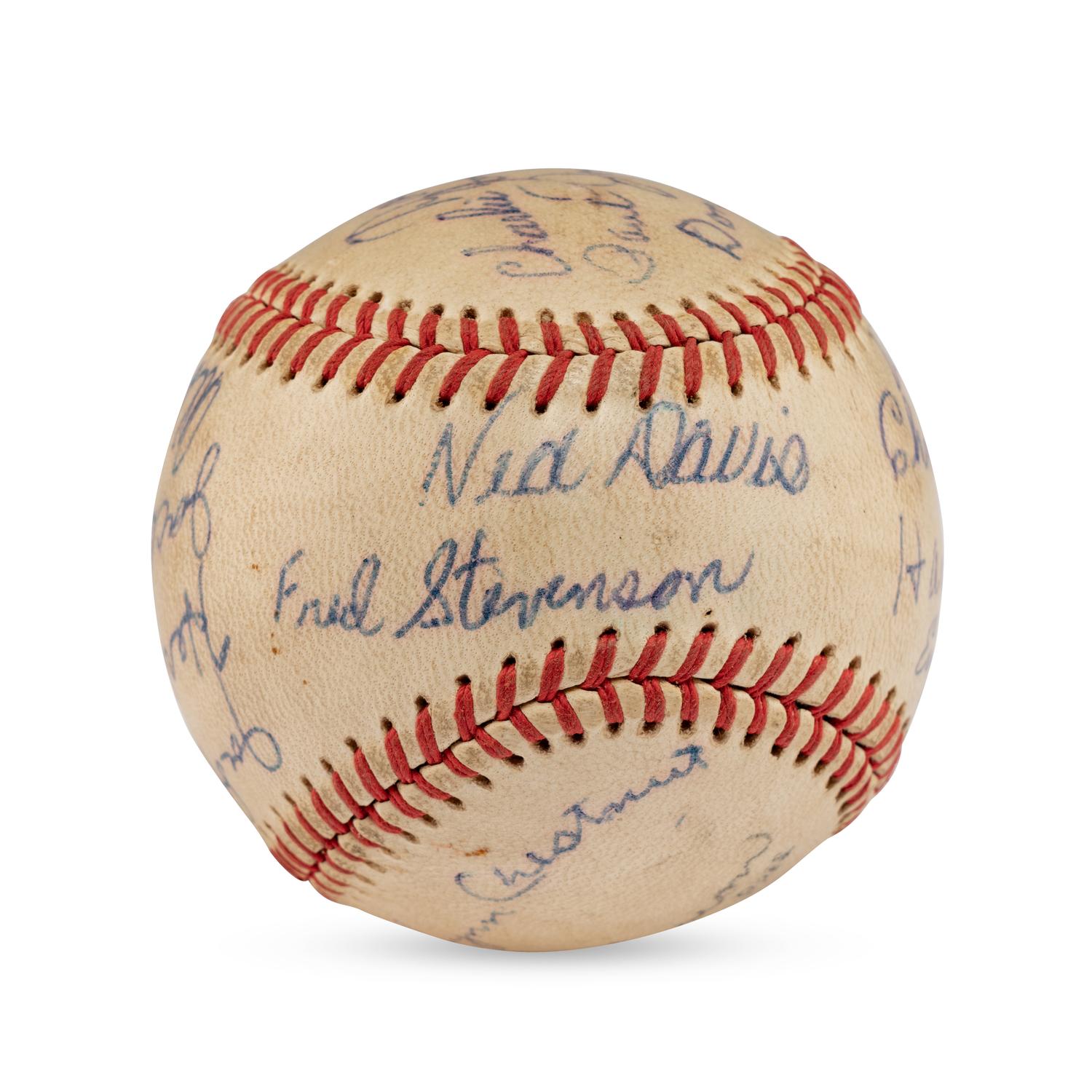 A 1952 Kingston Eagles Team Signed Autograph Baseball
