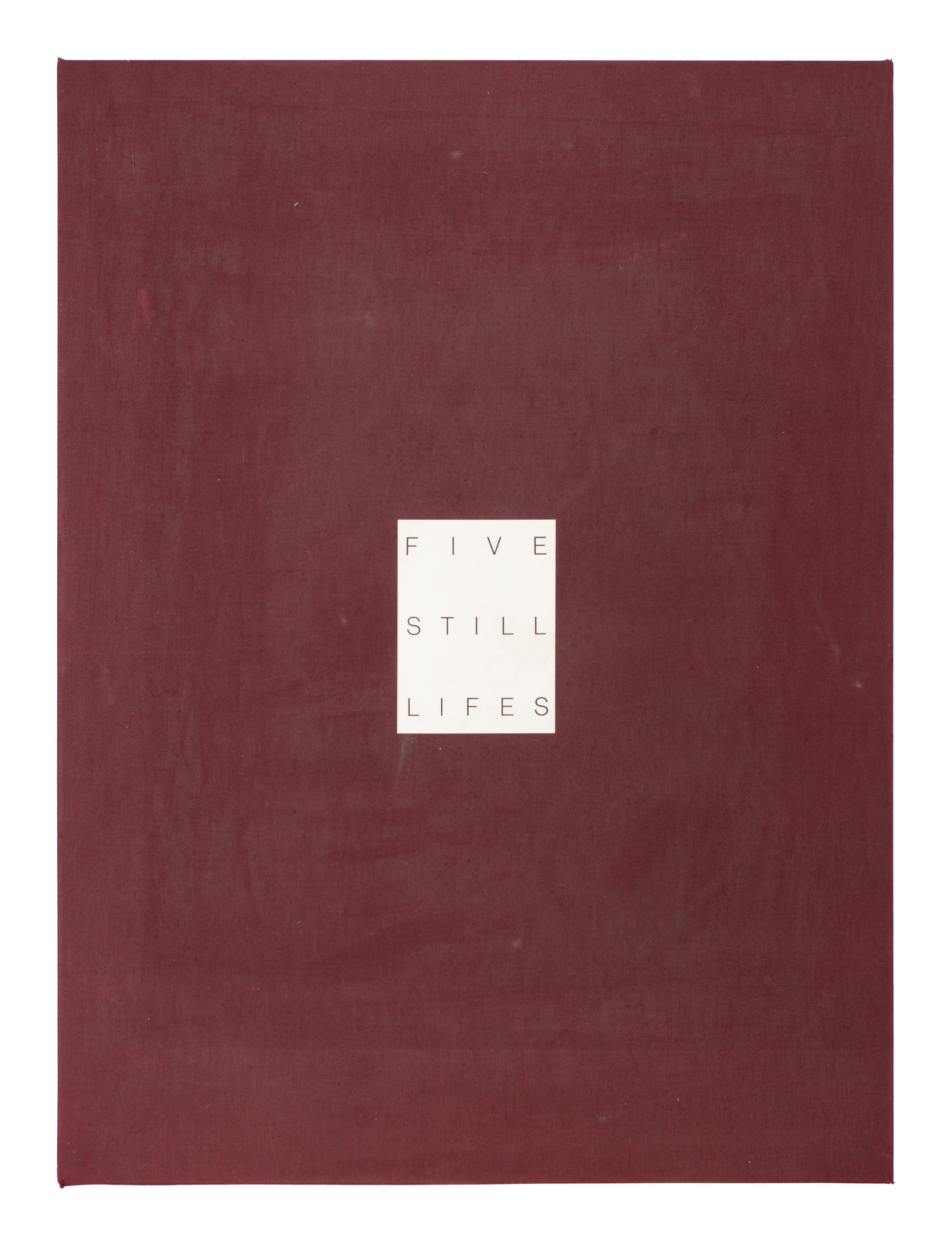 Five Still Lifes (incomplete portfolio of four prints with clamshell box)