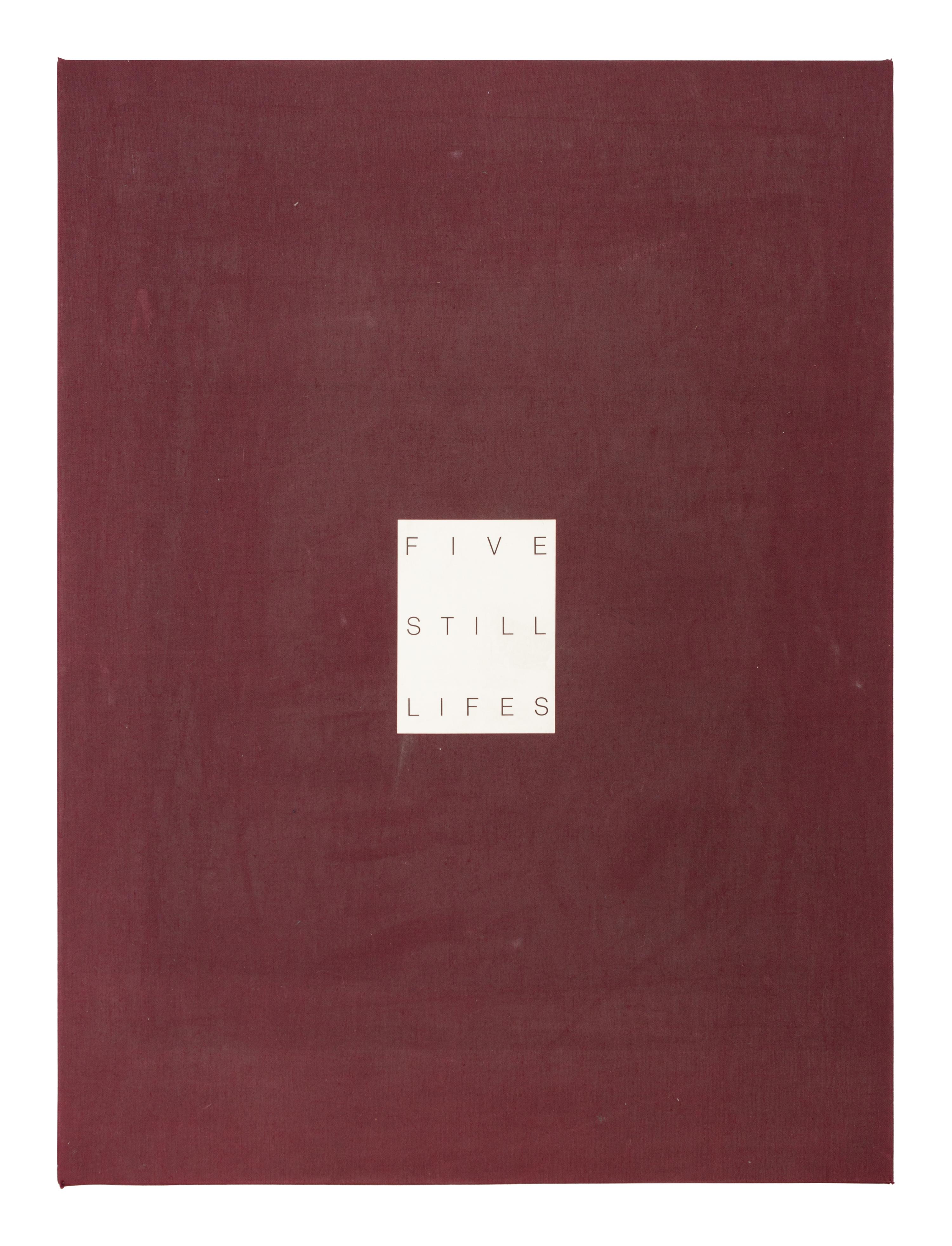 Five Still Lifes (incomplete portfolio of four prints with clamshell box)