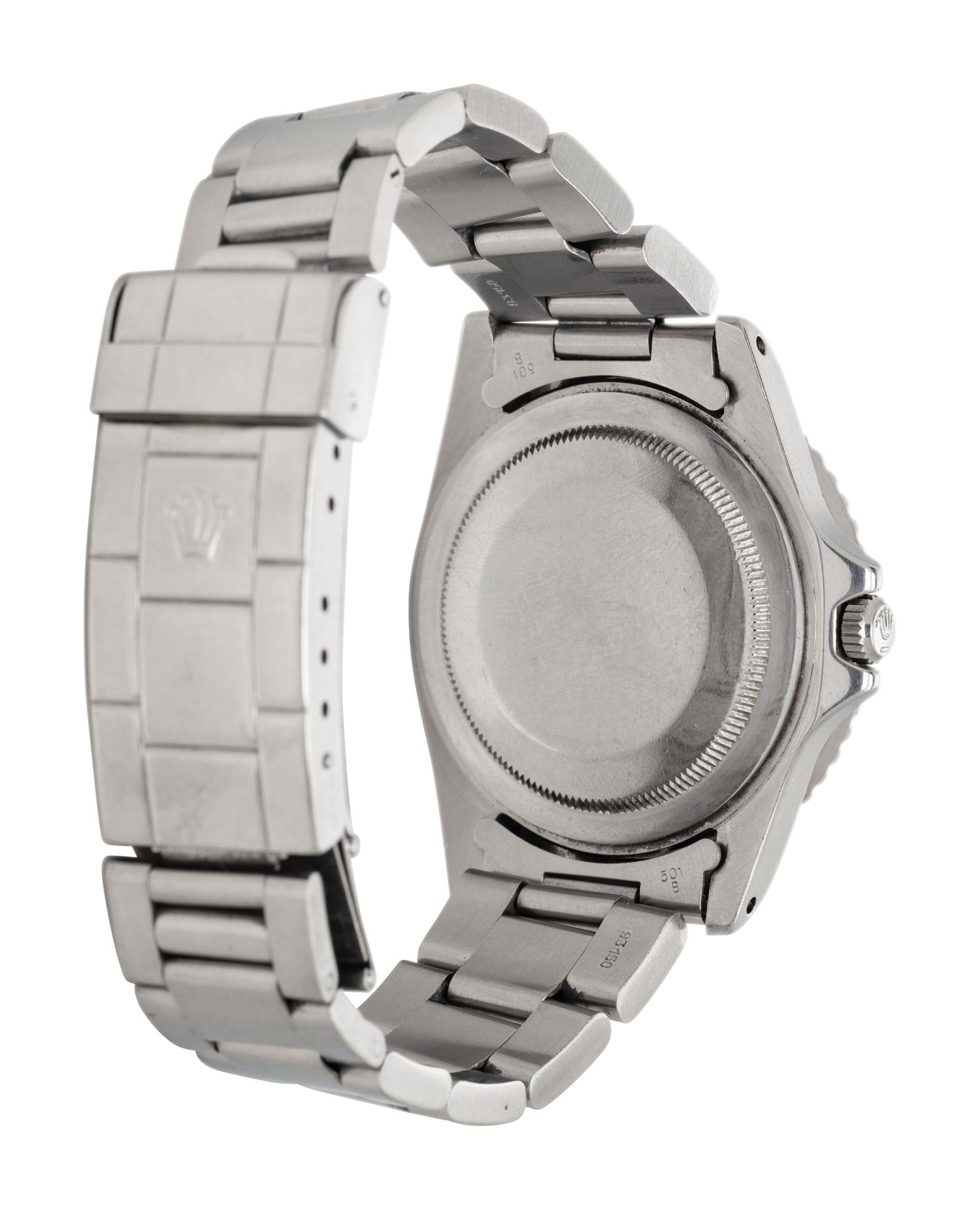 ROLEX, REF. 1675 STAINLESS STEEL 'GMT-MASTER' WATCH
