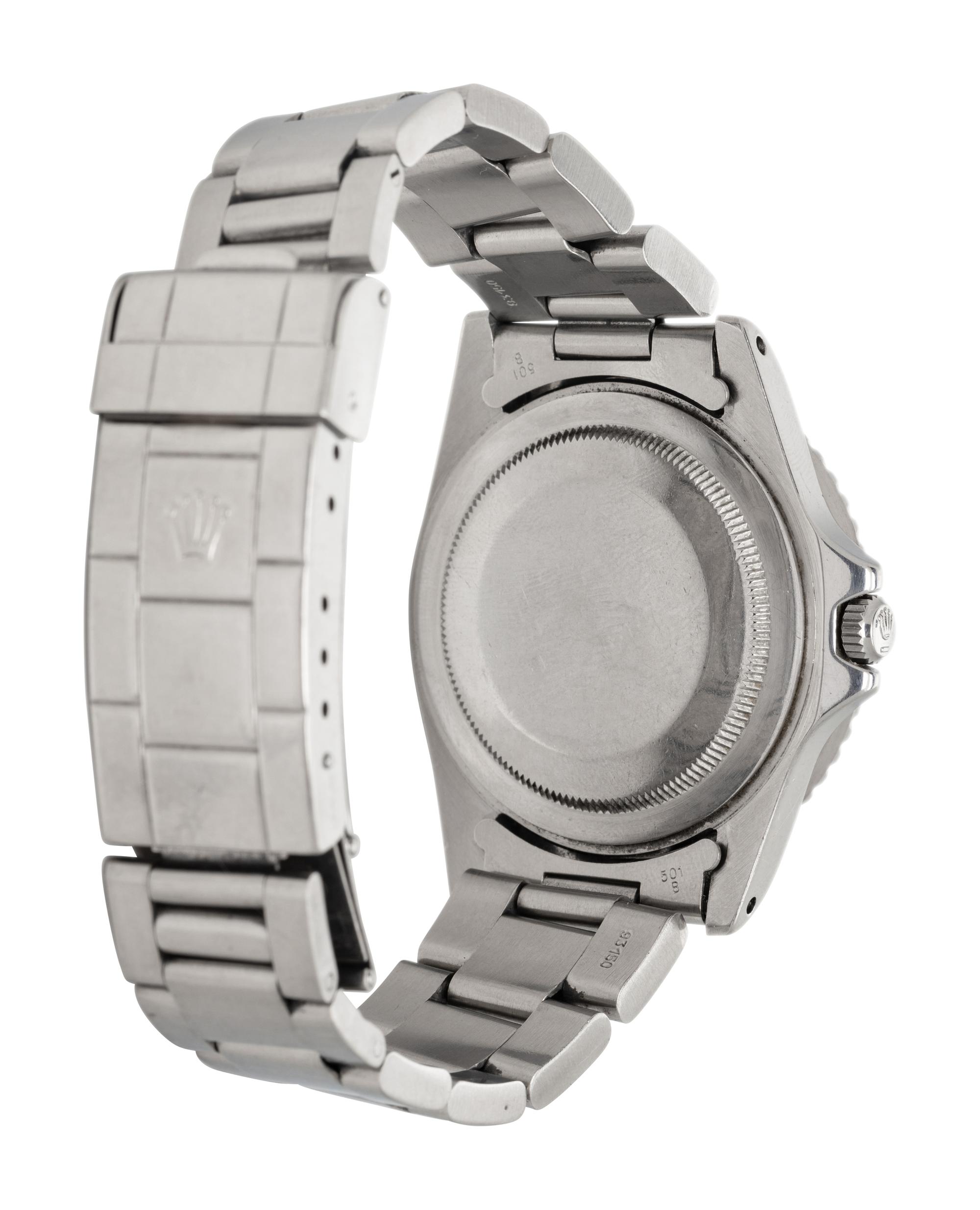 ROLEX, REF. 1675 STAINLESS STEEL 'GMT-MASTER' WATCH