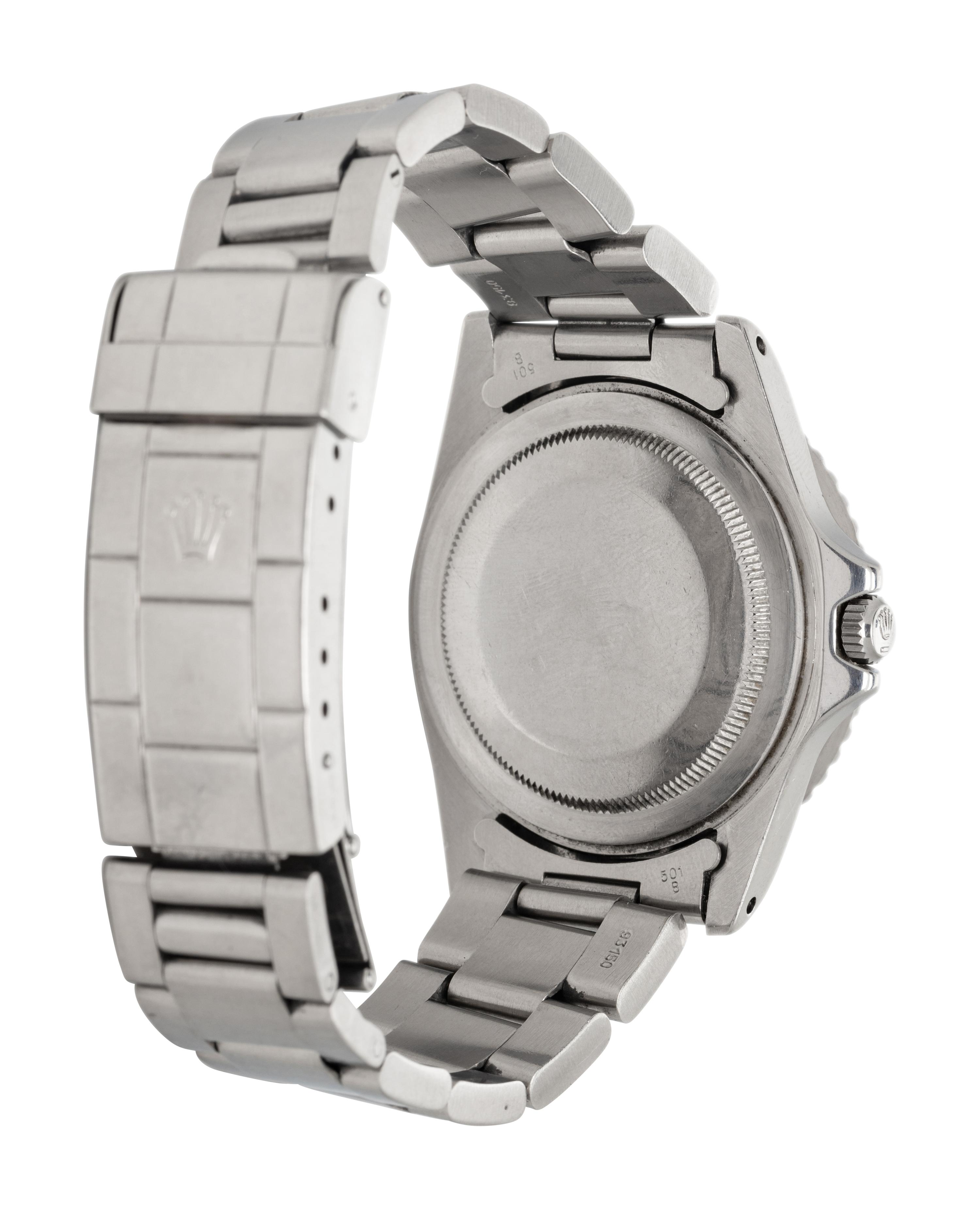 ROLEX, REF. 1675 STAINLESS STEEL 'GMT-MASTER' WATCH