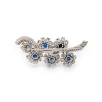 CARTIER, DIAMOND AND SAPPHIRE BROOCH