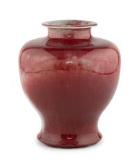 A Chinese Flambe Glazed Porcelain Vase