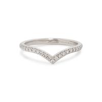 TIFFANY & CO., PLATINUM AND DIAMOND 'SOLESTE V' RING