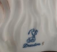 A Dresden Porcelain Bolognese Hound