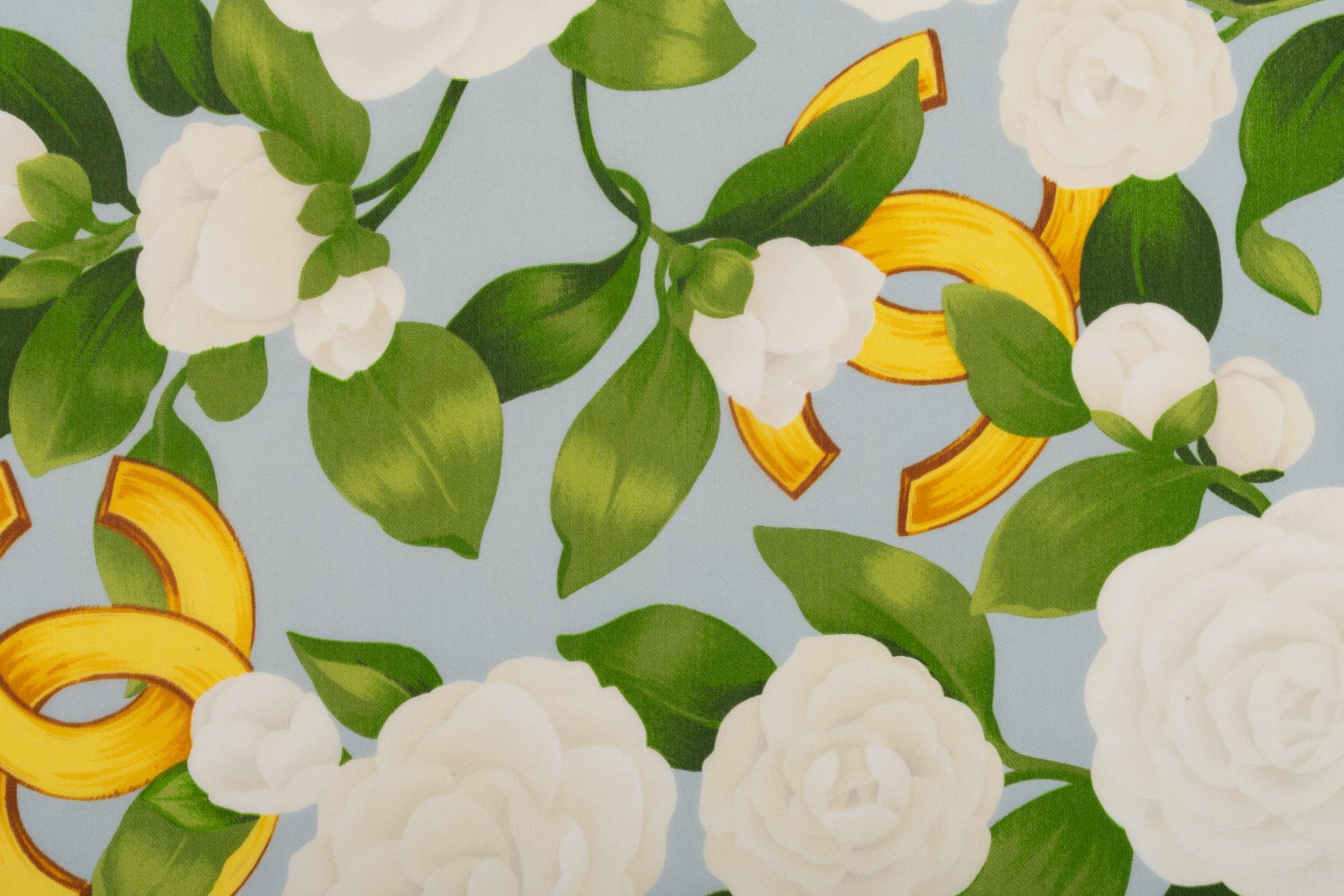 Two Chanel Silk Scarves