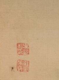 Four Chinese Paintings Depicting Butterflies