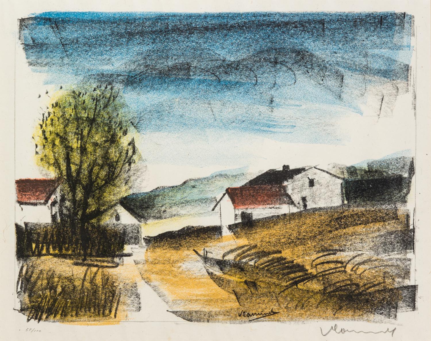 Maurice de Vlaminck, (French, 1876-1958), L'Arbre Vert II, c. 1920