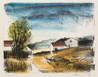 Maurice de Vlaminck, (French, 1876-1958), L'Arbre Vert II, c. 1920
