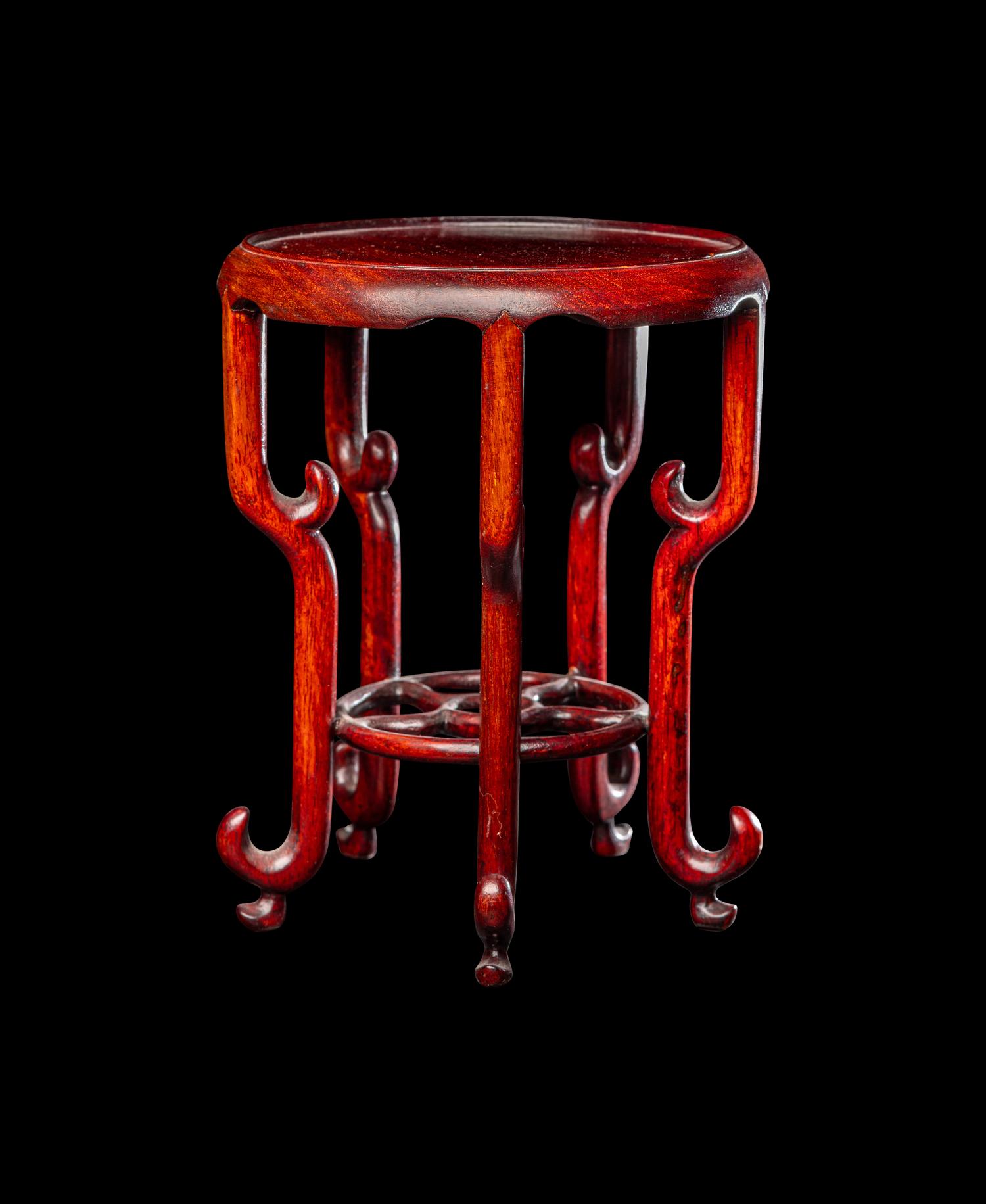 Four Chinese Hardwood Scholar's Objects