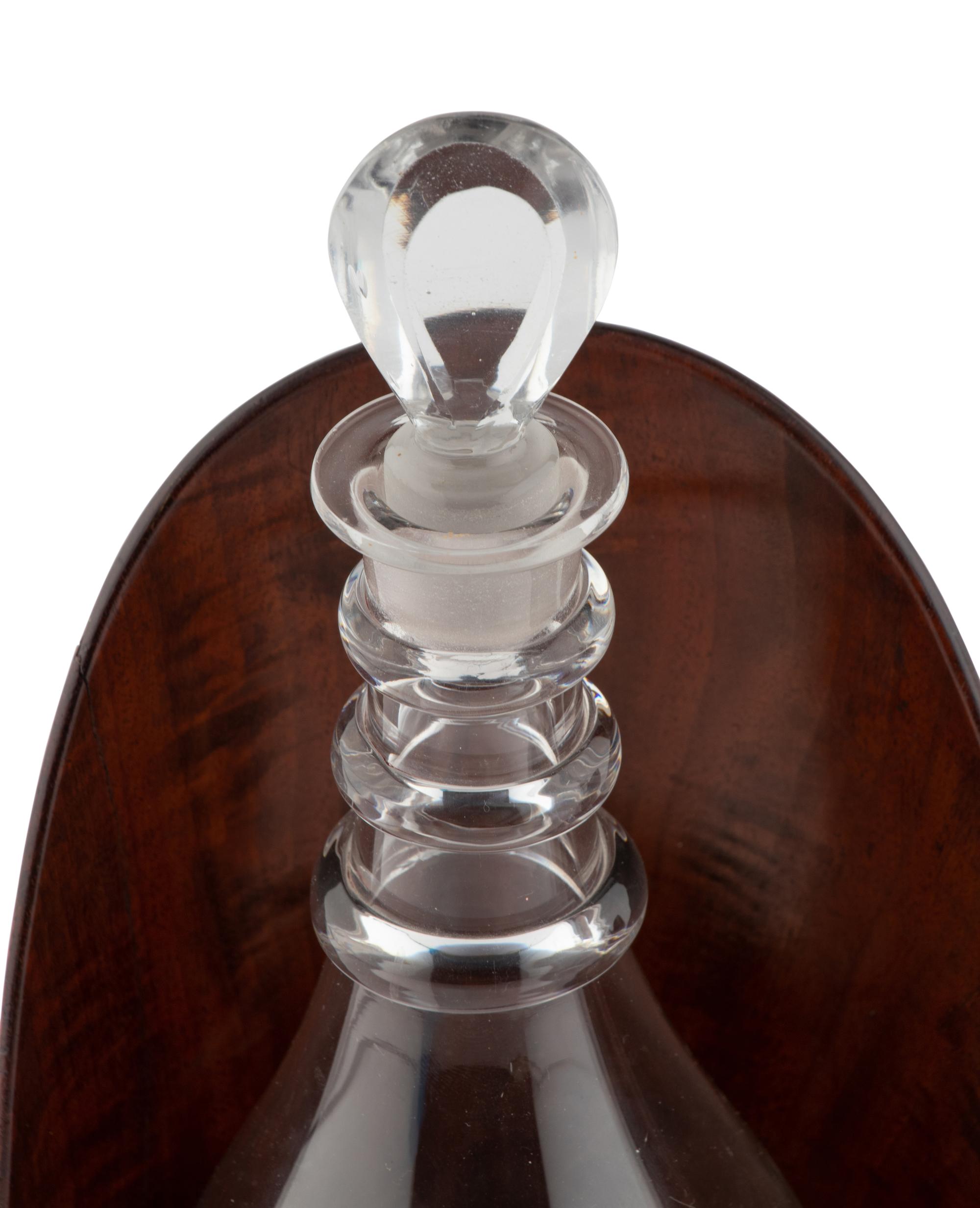 A Pair of George III Mahogany Sideboard Decanter Coasters