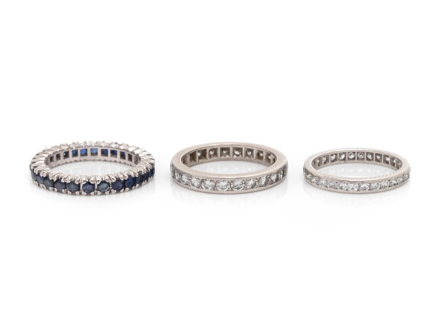 COLLECTION OF ETERNITY BANDS