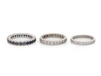 COLLECTION OF ETERNITY BANDS