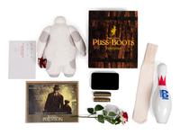 (Film Memorabilia) A group of memorabilia items from 7 films, comprising: