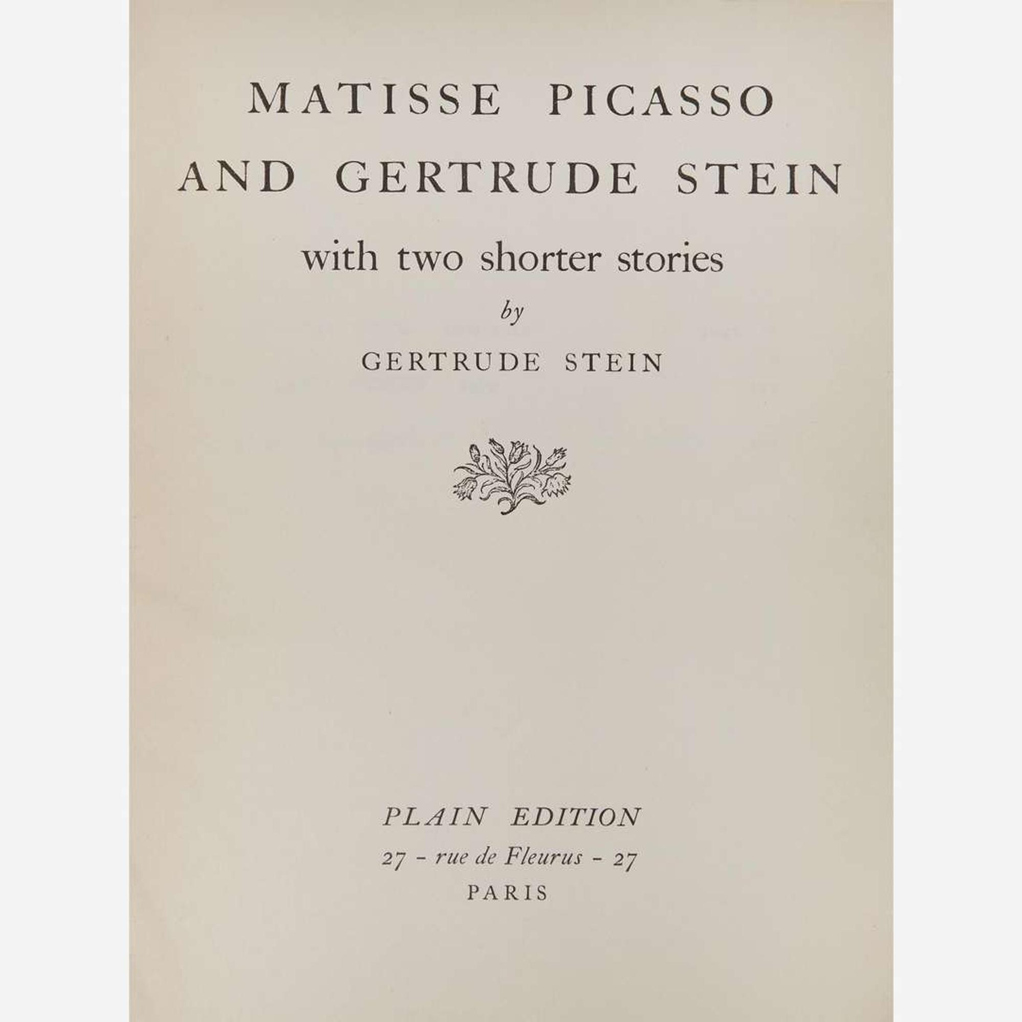 [Literature] Stein, Gertrude Group of 7 First Editions