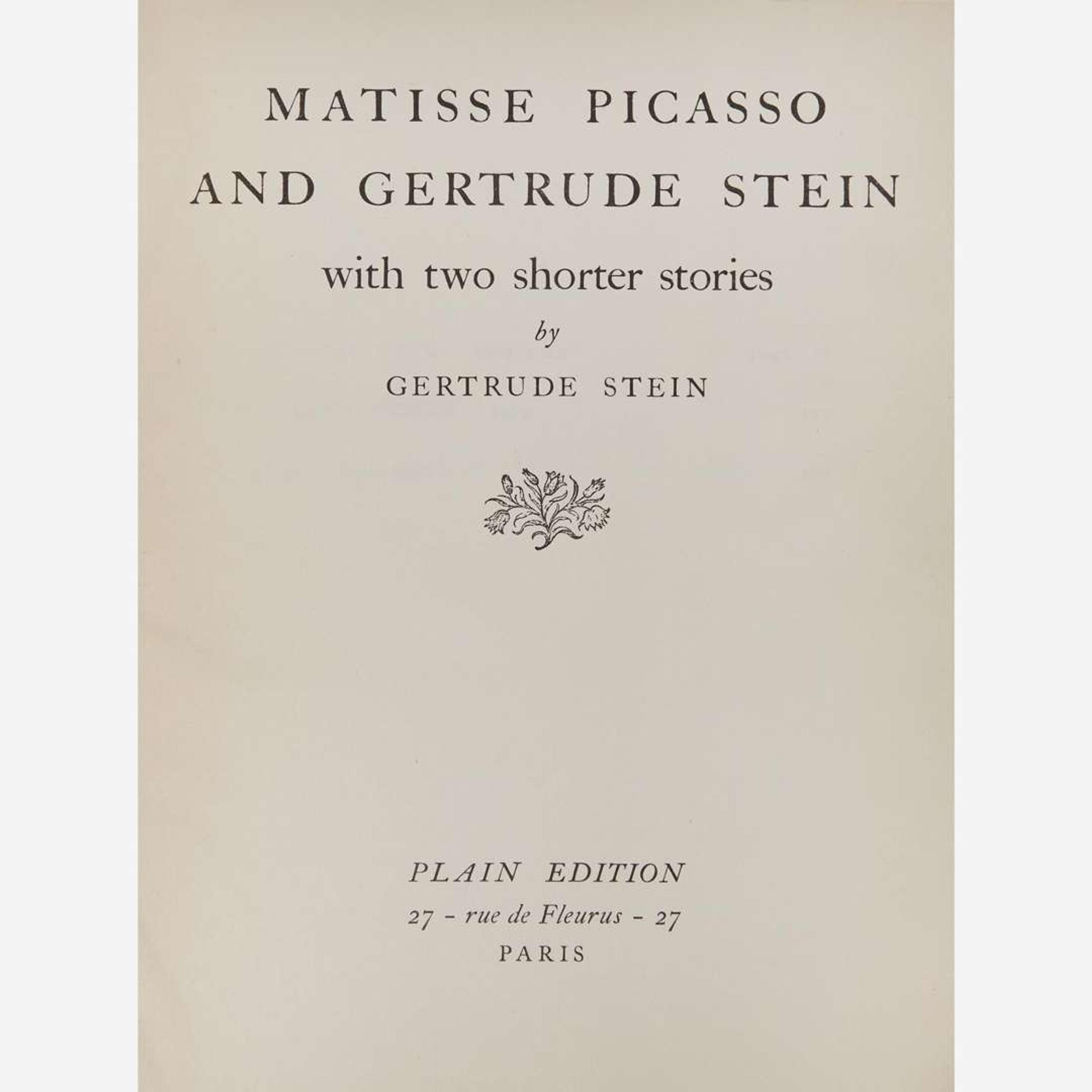 [Literature] Stein, Gertrude Group of 7 First Editions