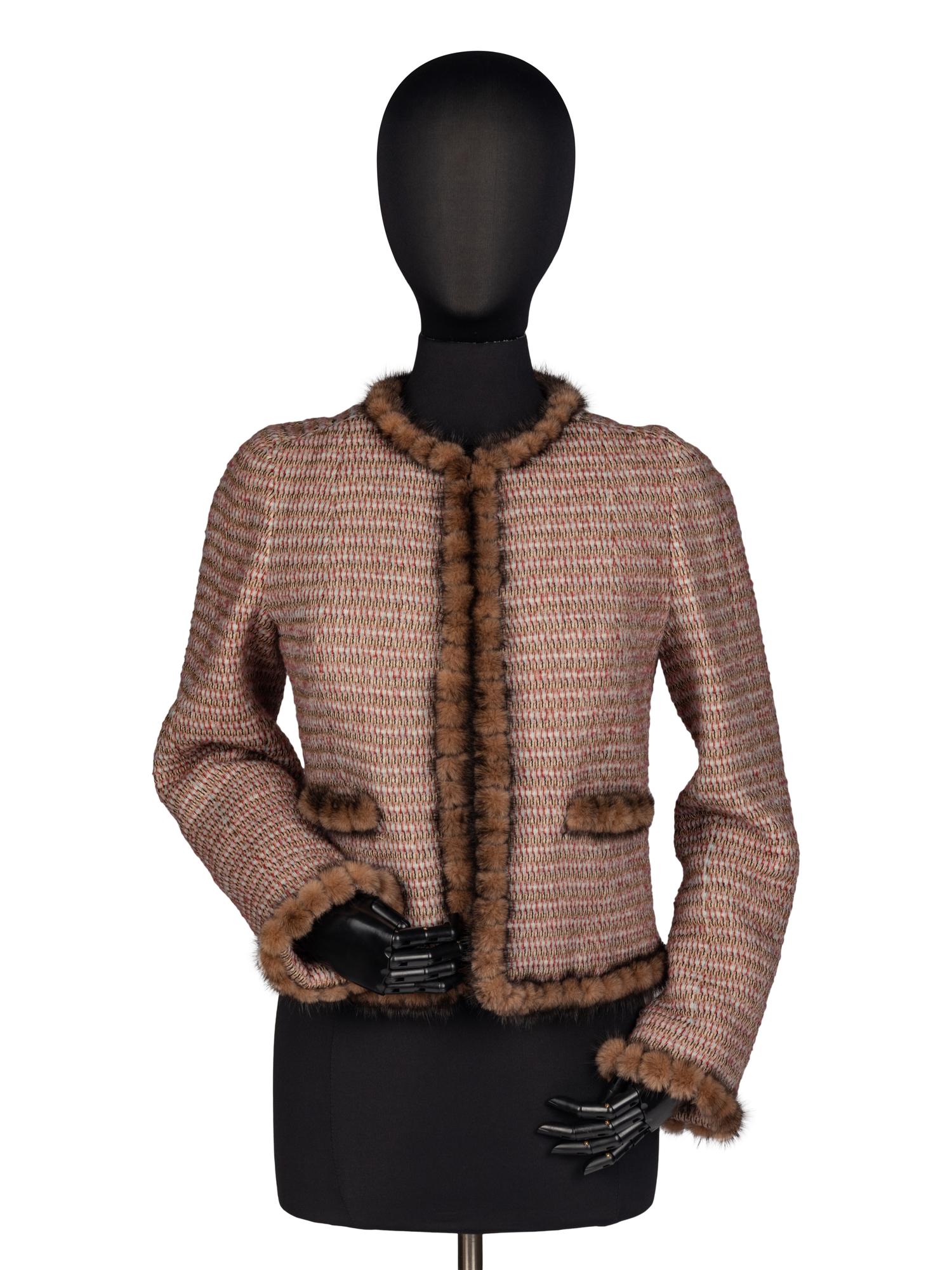 Chanel Mink-Trimmed Jacket, 2003