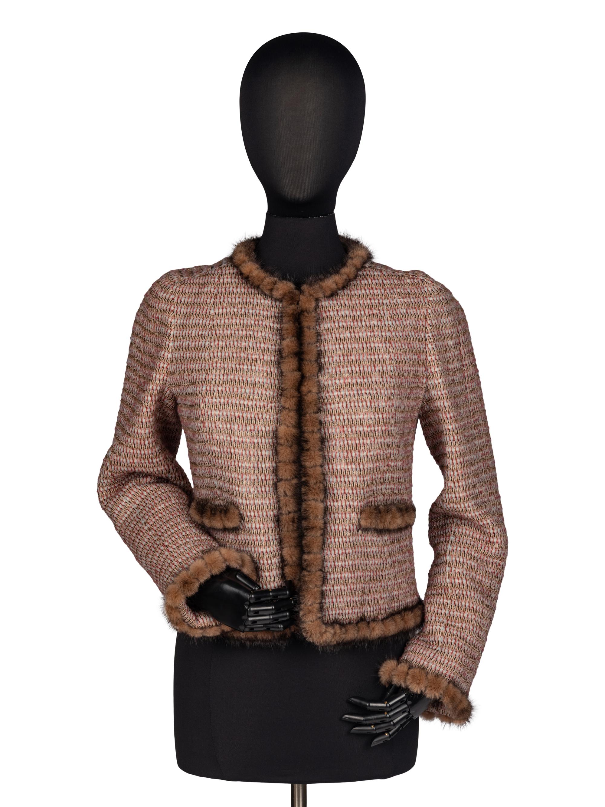 Chanel Mink-Trimmed Jacket, 2003