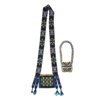 Kickapoo and Meskwaki Loom Beaded Charm Bags
