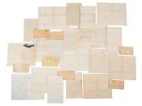 [CIVIL WAR]. Archive of war-date letters by Daniel T. Dunsmoor, 147th NY Infantry, DOW sustained at the Battle of the Wilderness, and his two brothers who also served in New York regiments, one of whom died of disease during the war.