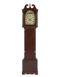 A George III Oak Tall Case Clock