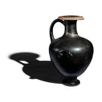 An Apulian Black-Glazed Hydria