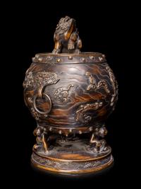 A Bronze Tripod Incense Burner
