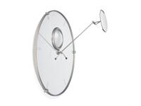 An Eileen Gray Nickel-Plated Brass 'Satellite' Mirror