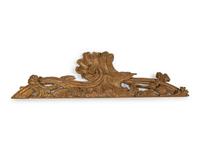 A Collection of Three Carved Wood Architectural Fragments