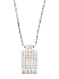 WHITE GOLD AND DIAMOND PENDANT/NECKLACE