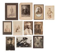 [BUFFALO SOLDIERS]. A large collection of photographs and documents related to 19th-20th century African American military service.