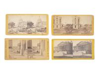 [LINCOLN, Abraham (1809-1865)]. The Lincoln funeral in WASHINGTON. 10 stereoviews, incl. procession.
