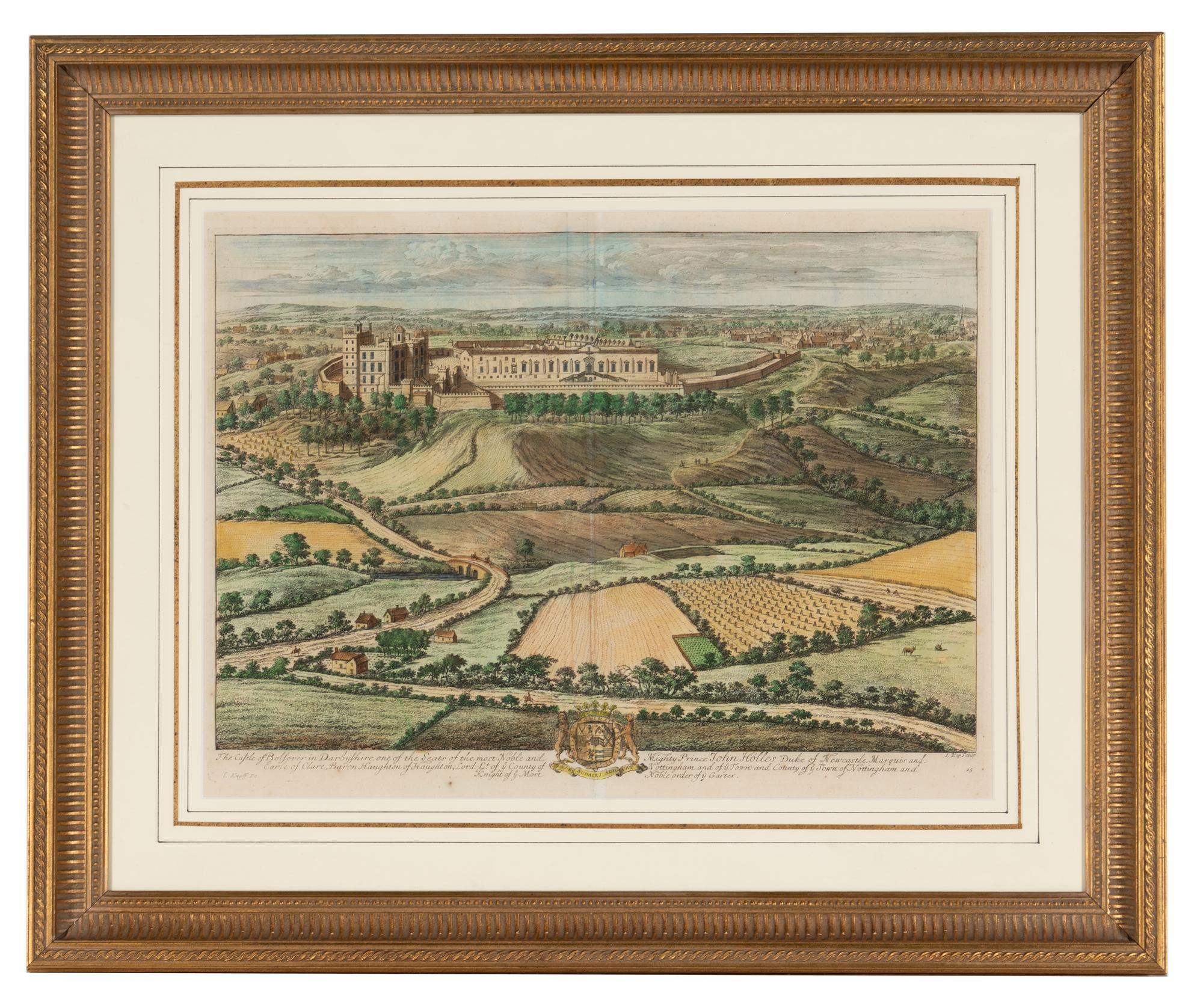 A Set of Eight Hand-Colored Engravings