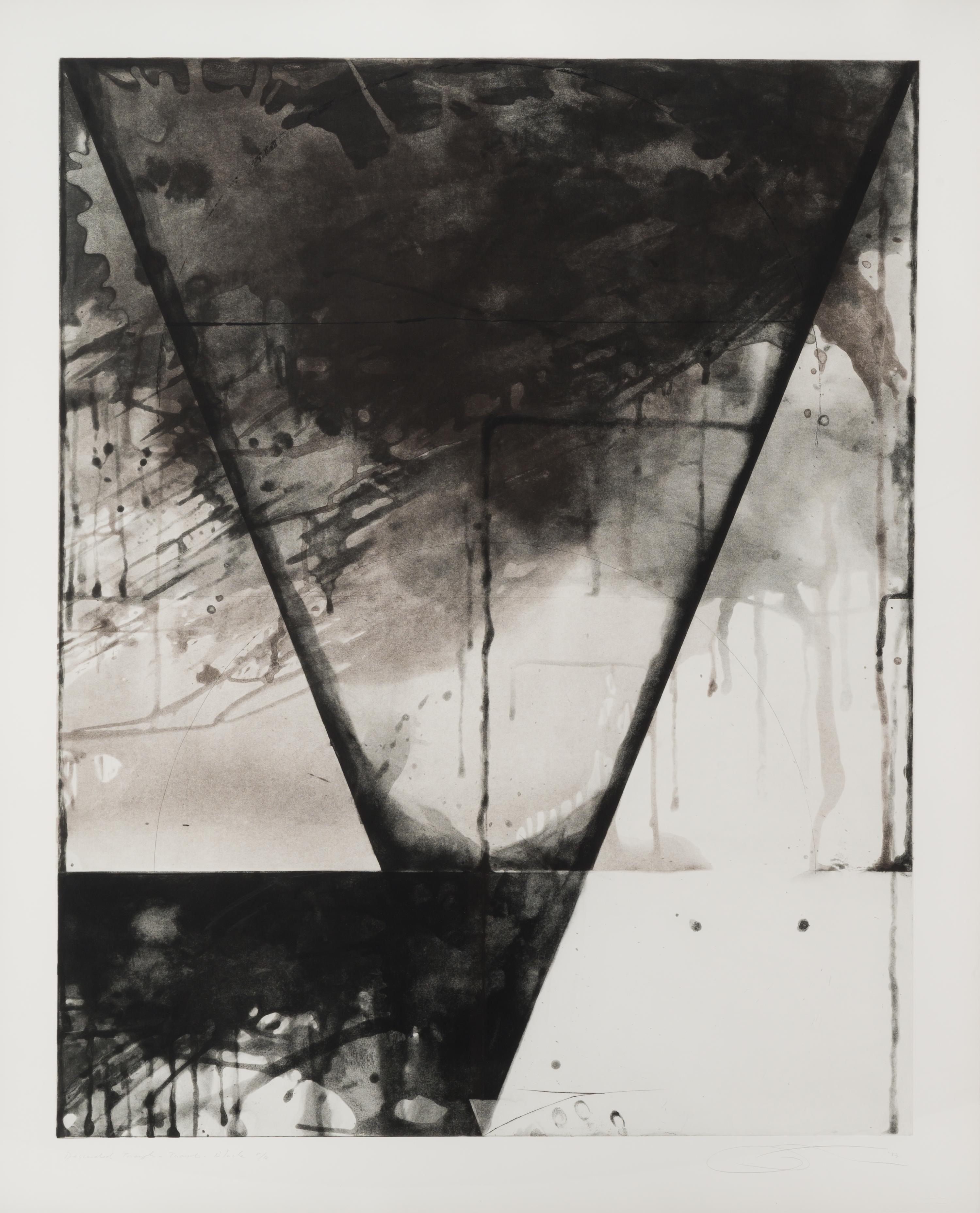 Descended Triangle - Triangle - Black