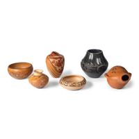 Group of Pueblo Pottery