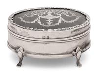 An Edwardian Tortoiseshell Mounted Silver Snuff Box
