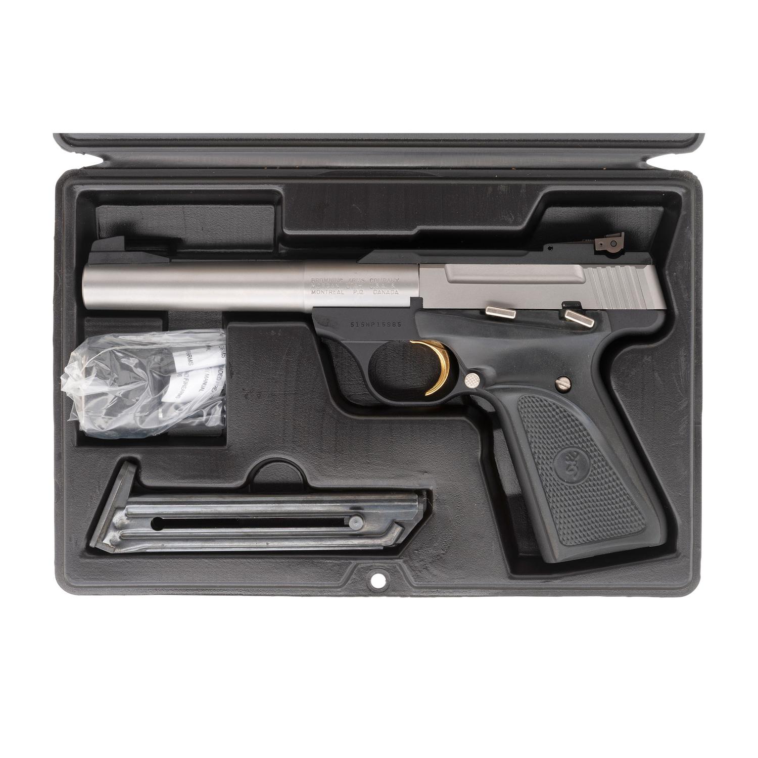 *Browning Buck Mark Stainless in Case with Accessories